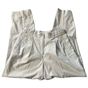 Liz Golf by Liz Claiborne women's size 10 cream colored pants, inseam 29"